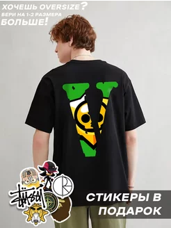 Скидка на Футболка с принтом VLONE